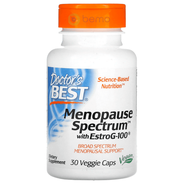 Doctor's Best, Menopause Spectrum with EstroG100, 30 Vcaps bemo