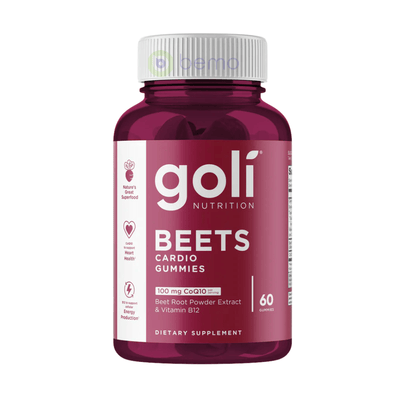 Goli Nutrition, Beets Cardio Gummies, 60 Gummies (8116628979964)