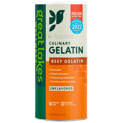 Great Lakes, Beef Gelatin, Unflavoured, 454g (7760434725116)