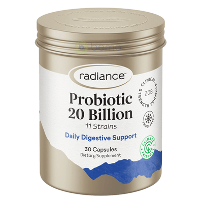 Radiance, Probiotic 20 Billion, 30 Capsules (8125191553276)