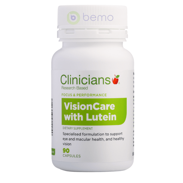 Clinicians, Visioncare With Lutein, Caps 90 (6816637747364)