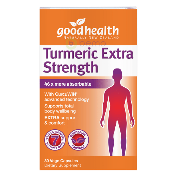 Good Health, Turmeric Extra Strength, 30 caps (5518381416612)