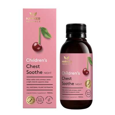Harker Herbals, Children's Chest Soothe Night Syrup, 150ml (6706170364068)
