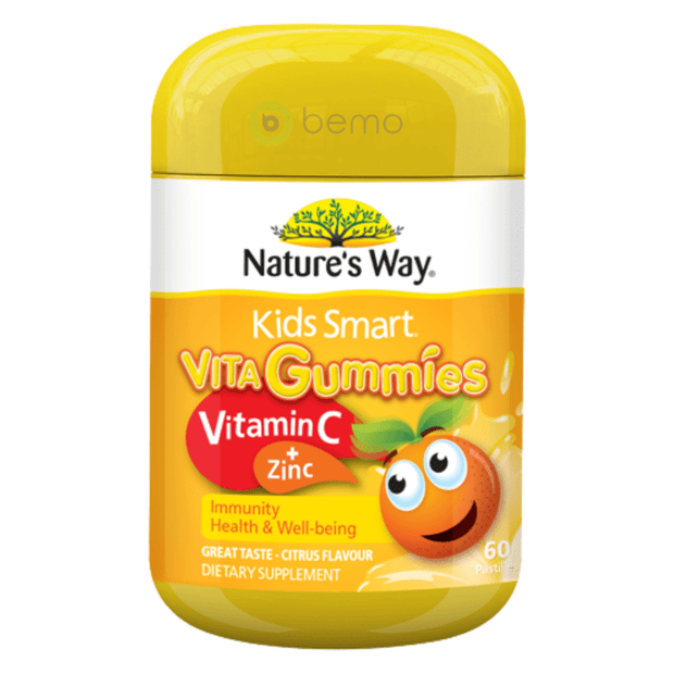 Nature's Way Kids Smart Vita Gummies Vit C + Zinc 60s (6023970029732)