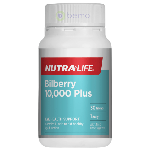 Nutra-Life, Bilberry 10000 Plus, 30 caps (5673217589412)