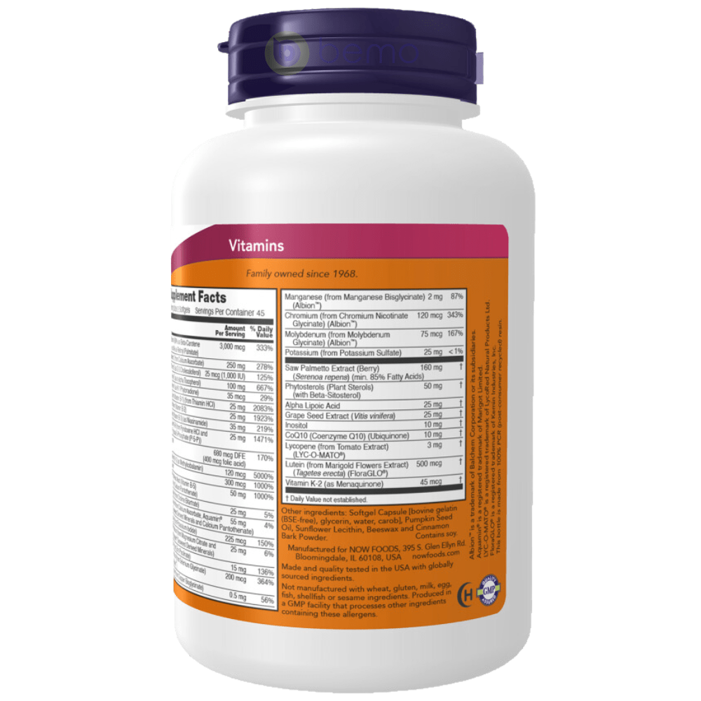 Now Foods, ADAM Tablets, Superior Men&