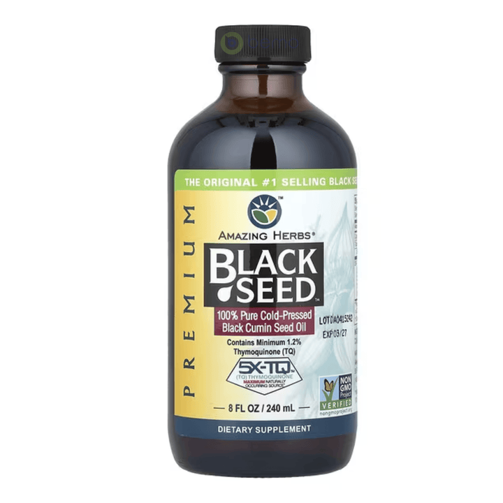 Amazing Herbs, Black Seed Oil, 240ml