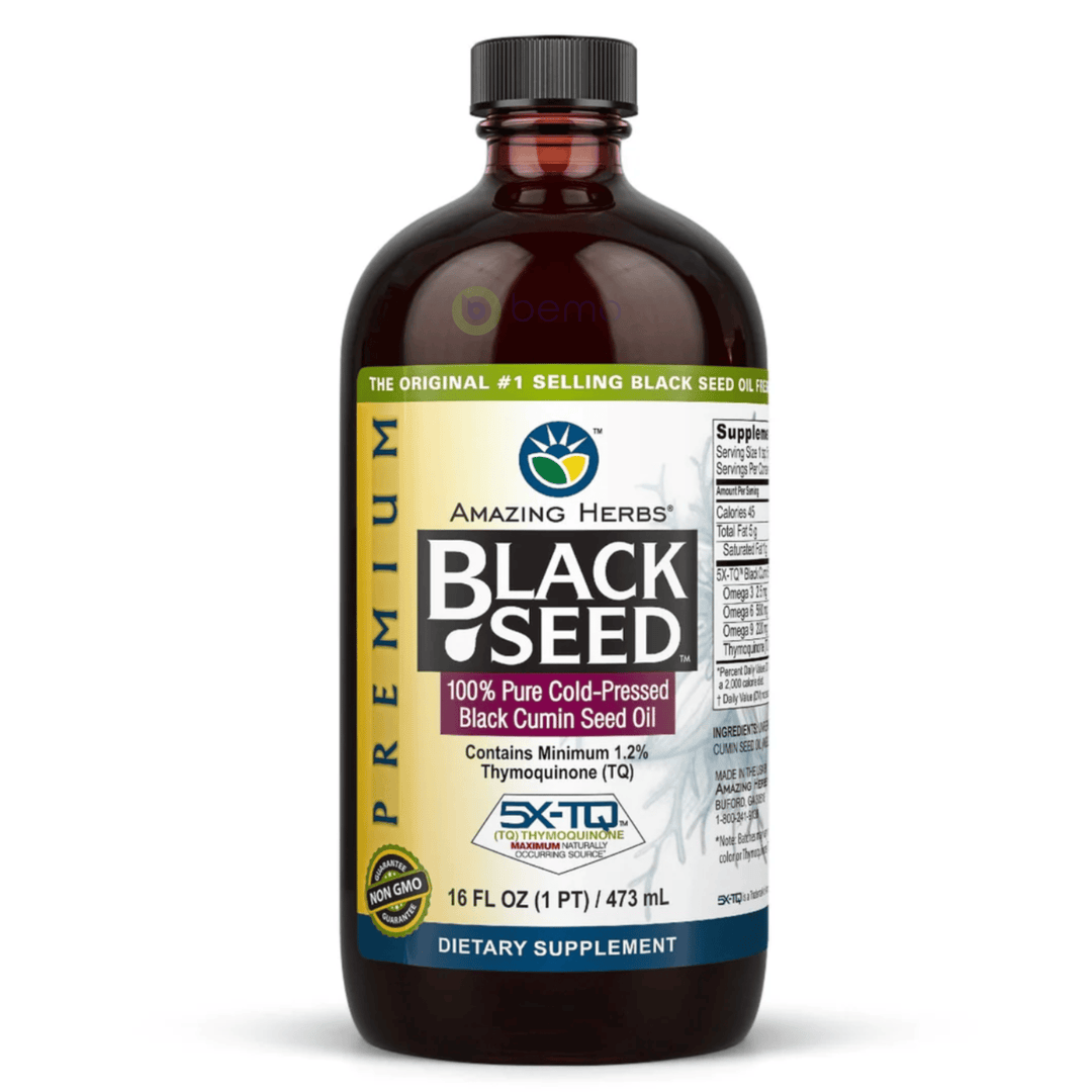 Amazing Herbs, Black Seed Oil, 473ml
