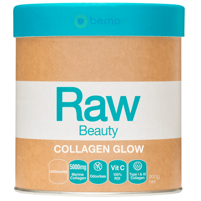 Amazonia Raw, Raw Beauty, Collagen Glow, Unflavoured, 200g (8196000153852)