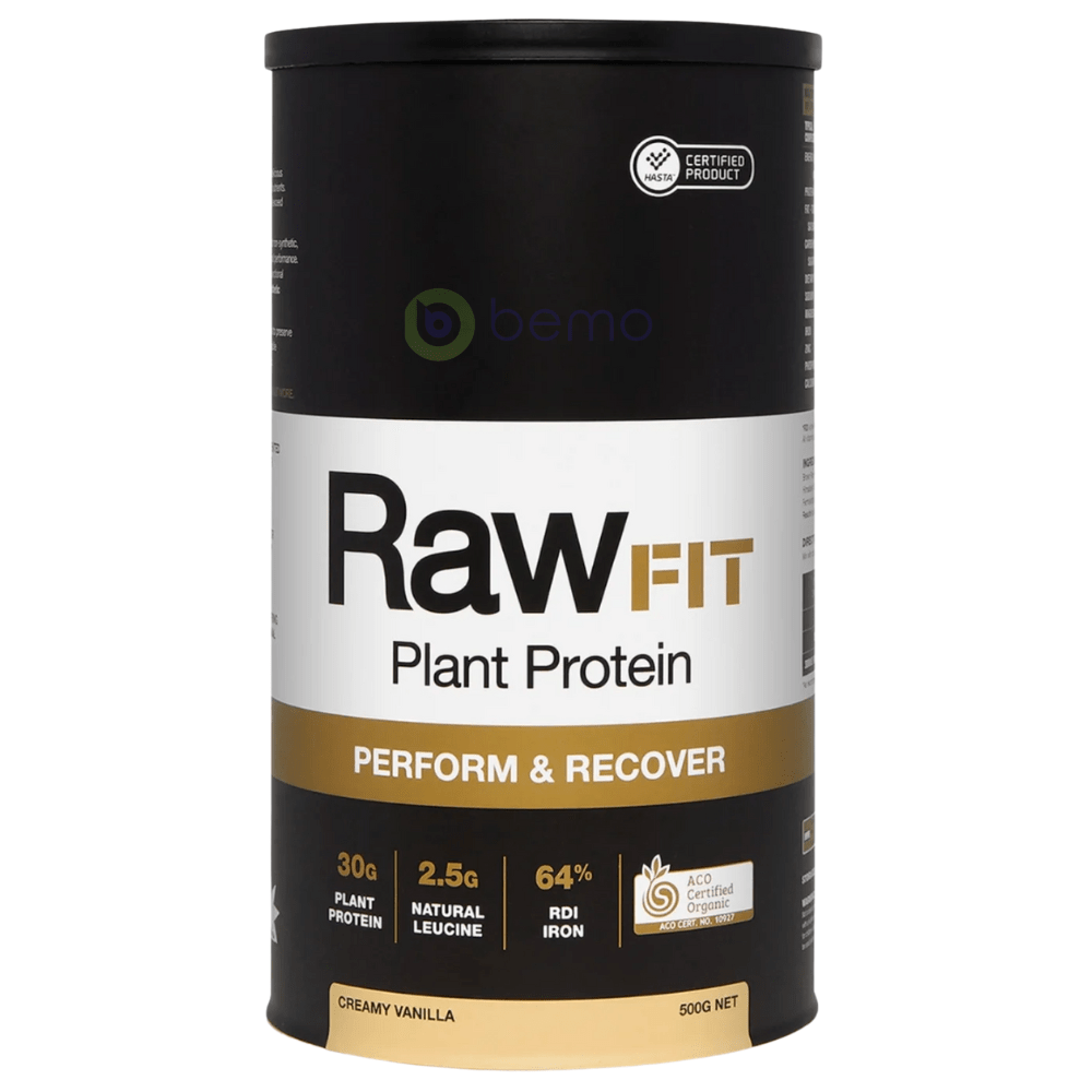 Amazonia Raw, RawFIT Perform &amp; Recover Protein, Vanilla 500g (8197060919548)