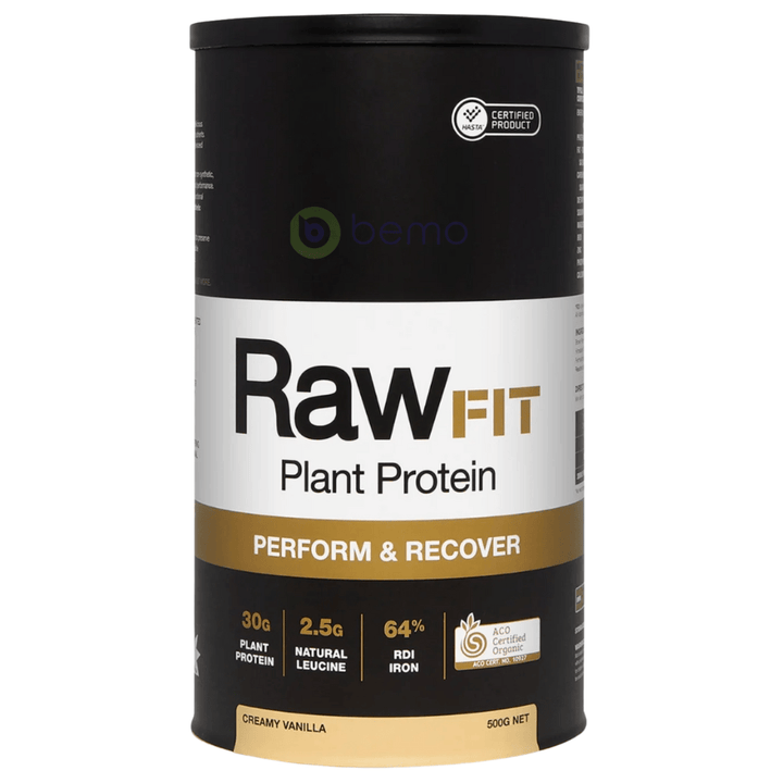 Amazonia Raw, RawFIT Perform &amp; Recover Protein, Vanilla 500g (8197060919548)