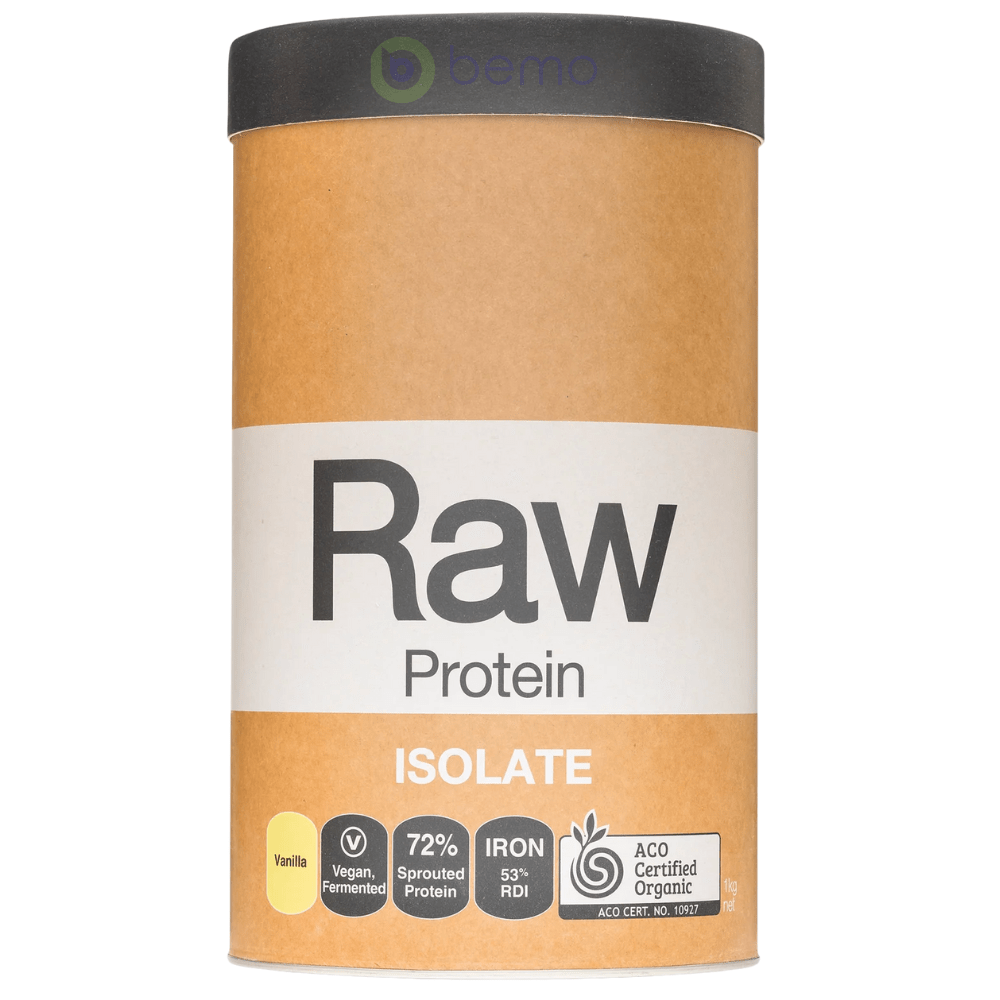 Amazonia Raw, Raw Protein Isolate, Vanilla, 1kg (8195998417148)