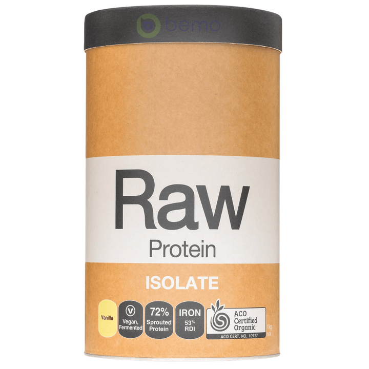 Amazonia Raw, Raw Protein Isolate, Vanilla, 1kg (8195998417148)