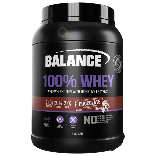 Balance, 100% Whey, Chocolate Flavour, 1kg (8097866612988)