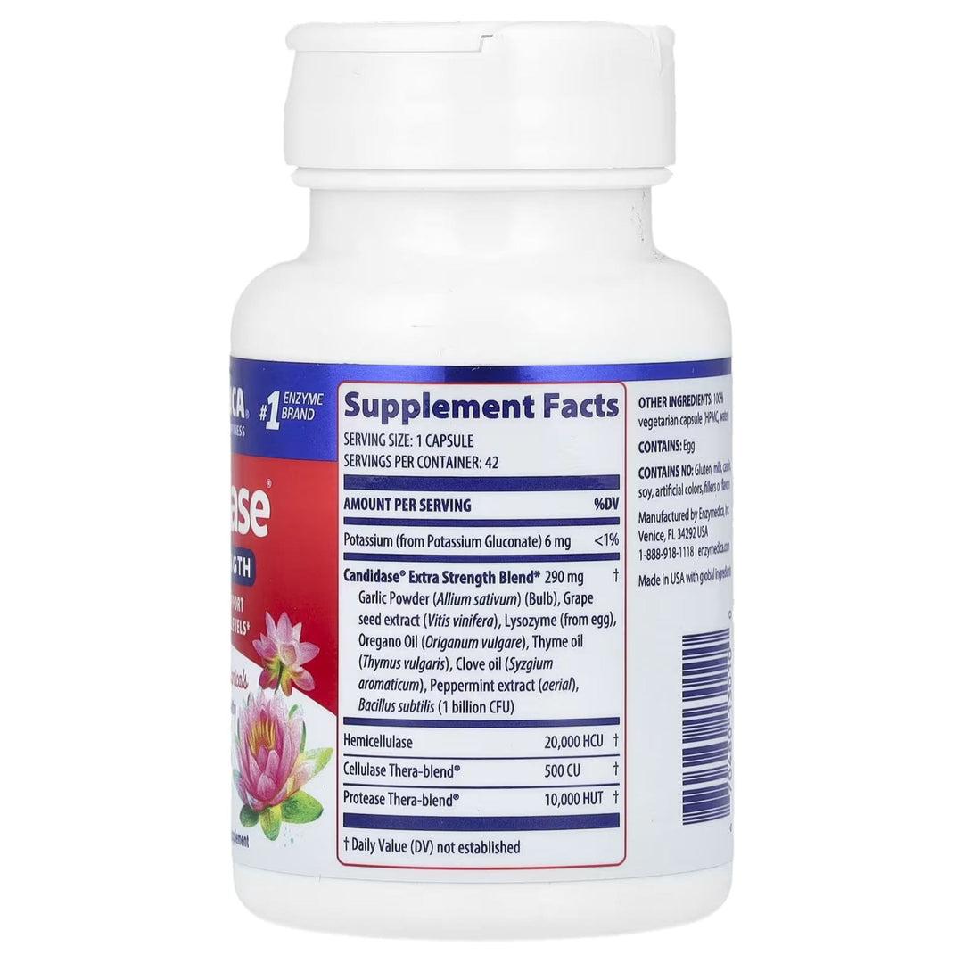 Enzymedica, Candidase Extra Strength, 42 Caps