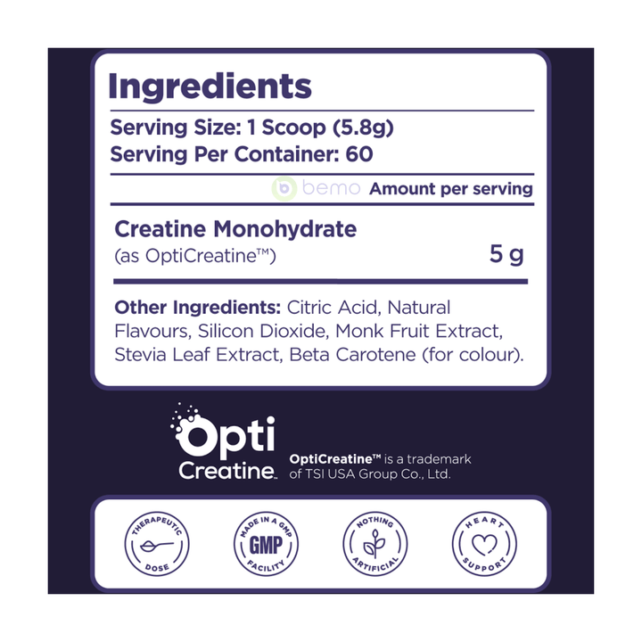 Biosphere, Creatine Monohydrate, Lemon, 348g