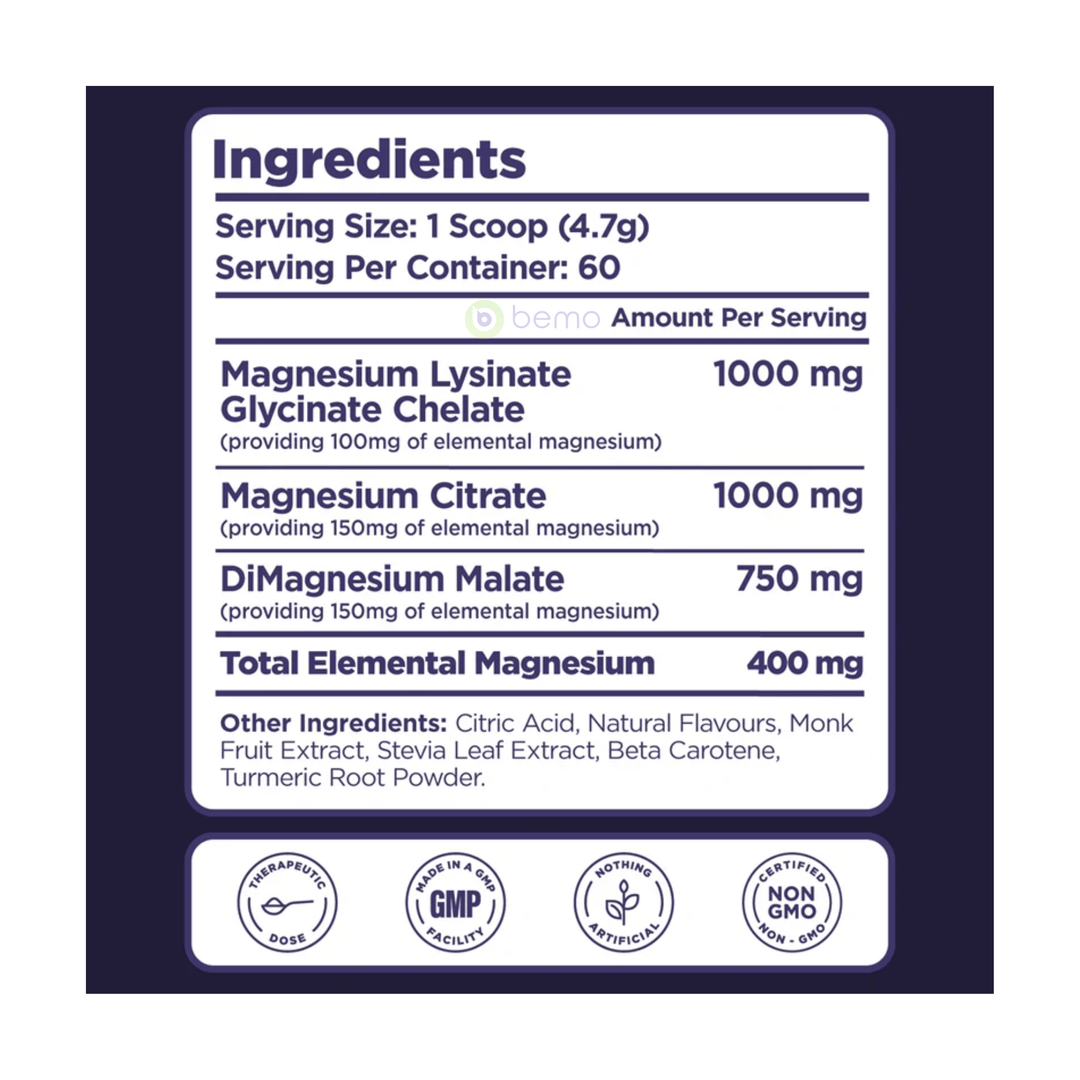 Biosphere, Magnesium Powder, Blueberry Pomegranate, Large 282g