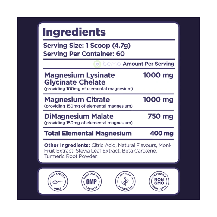 Biosphere, Magnesium Powder, Blueberry Pomegranate, Large 282g