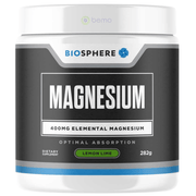 Biosphere, Magnesium Powder, Lemon Lime, 282g (8950107504892)