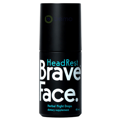 Brave Face, HeadRest Herbal Night Drops, 45ml (8080126476540)