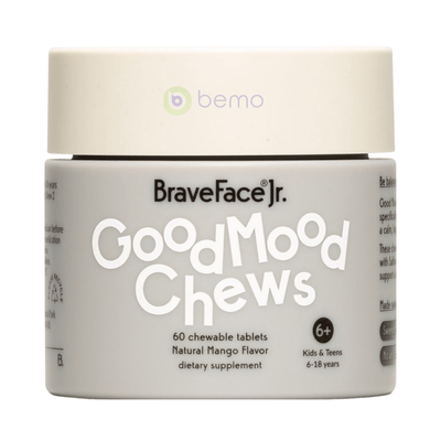 Braveface, Junior Good Mood Chew, 60 Tabs (8125192012028)