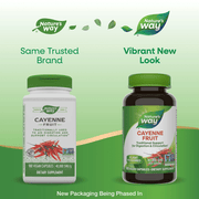 Nature's Way, Cayenne Fruit, 180 Vegan capsules (8566883746044)