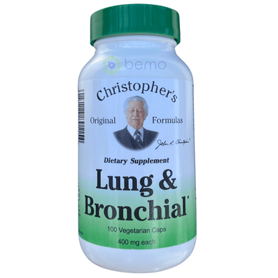 Christopher's Original, Lung & Bronchial Formula, 100 Vcaps (8125191717116)