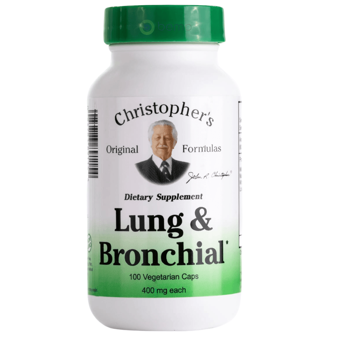 Christopher's Original, Lung & Bronchial Formula, 100 Vcaps (8125191717116)