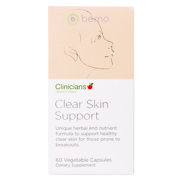 Clinicians, Clear Skin Support, 60 Veg Caps (8080126279932)
