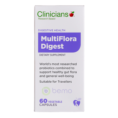 Clinicians, Multiflora Probiotic, 60 Veg Capsules (9023030755580)