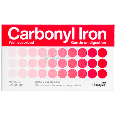 Carbonyl Iron, Carbonyl Iron 18mg, Tab 30 (6816635846820)