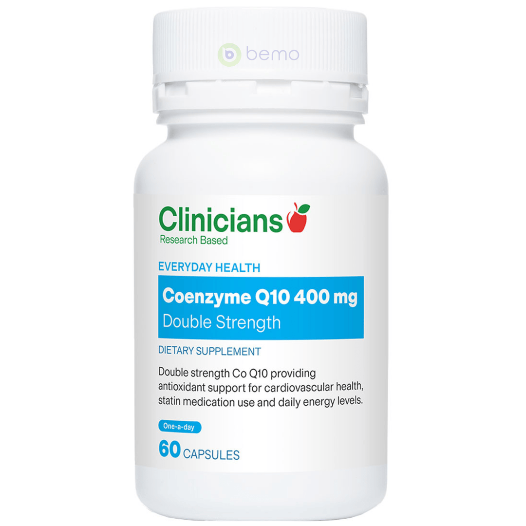 Clinicians, Coq10 400mg, Caps 60 (8982545858812)