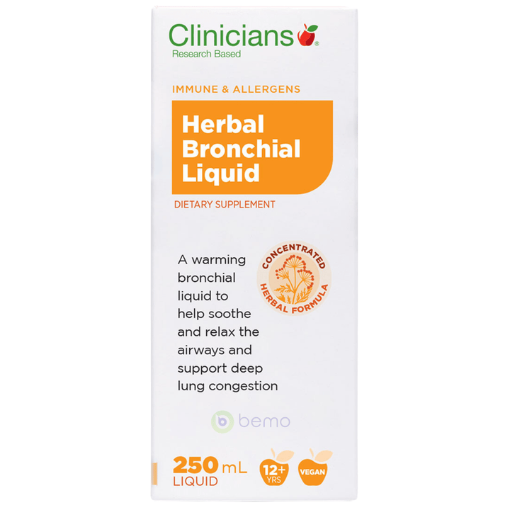 Clinicians, Herbal Bronchial Liquid, 250ml (8982556016892)