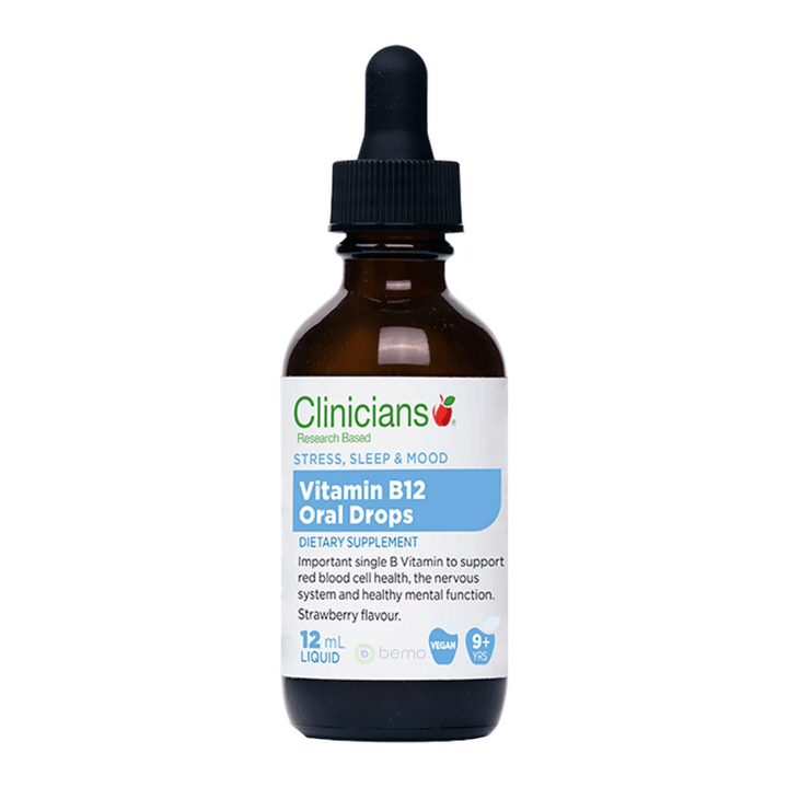 Clinicians, Vitamin B12 Oral Drops, 12ml