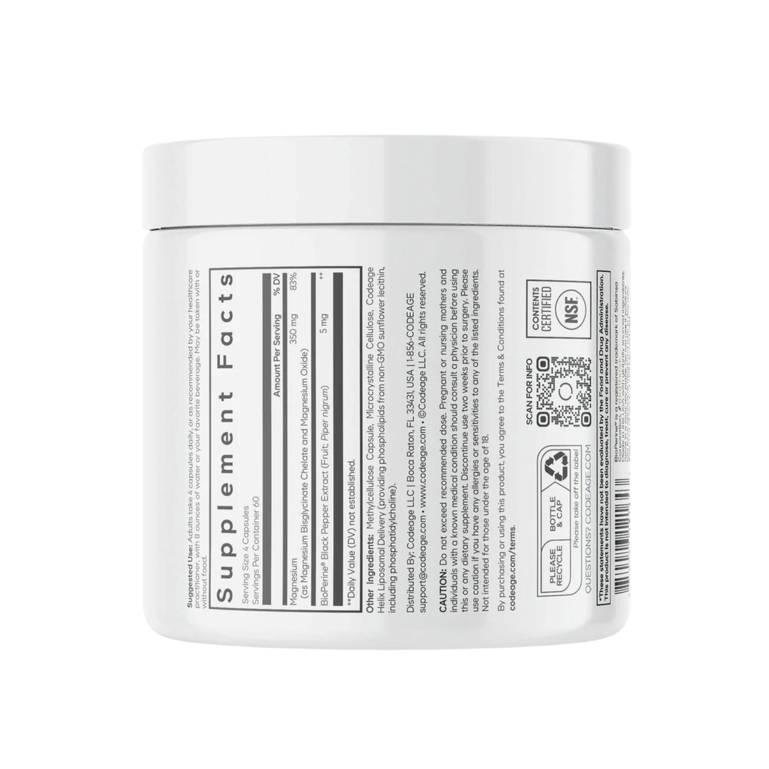 Codeage, Liposomal Magnesium Glycinate, 240 Vege Capsules