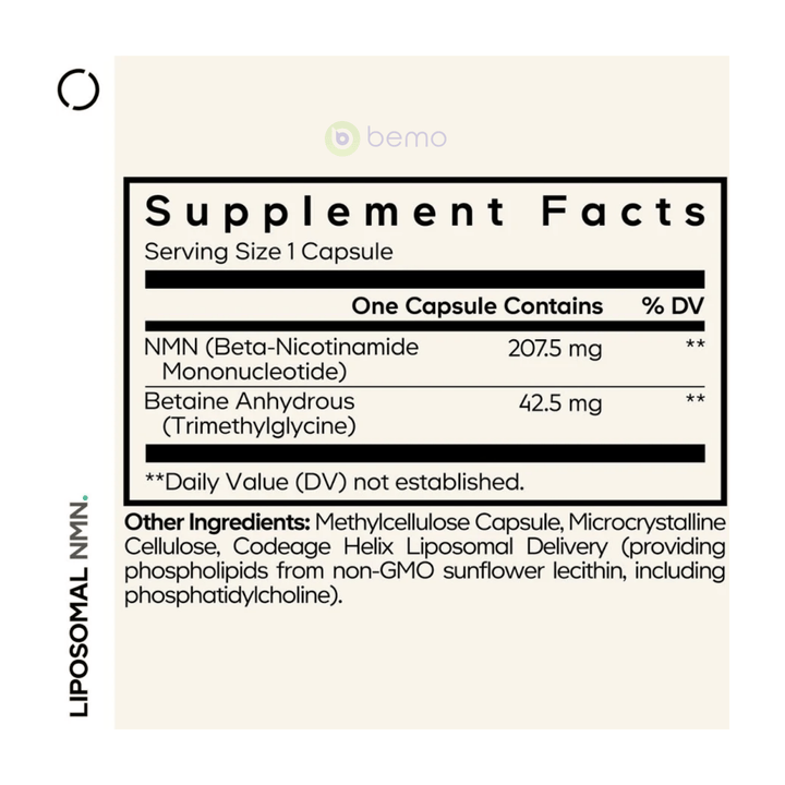 Codeage, Liposomal NMN, 30 vcaps
