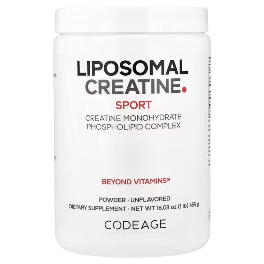 Codeage, Liposomal Creatine Powder, Unflavoured, 455g