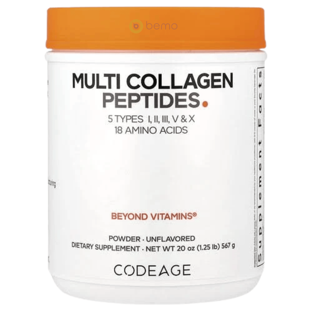 Codeage, Multi Collagen Peptides Powder, Unflavoured, 567g