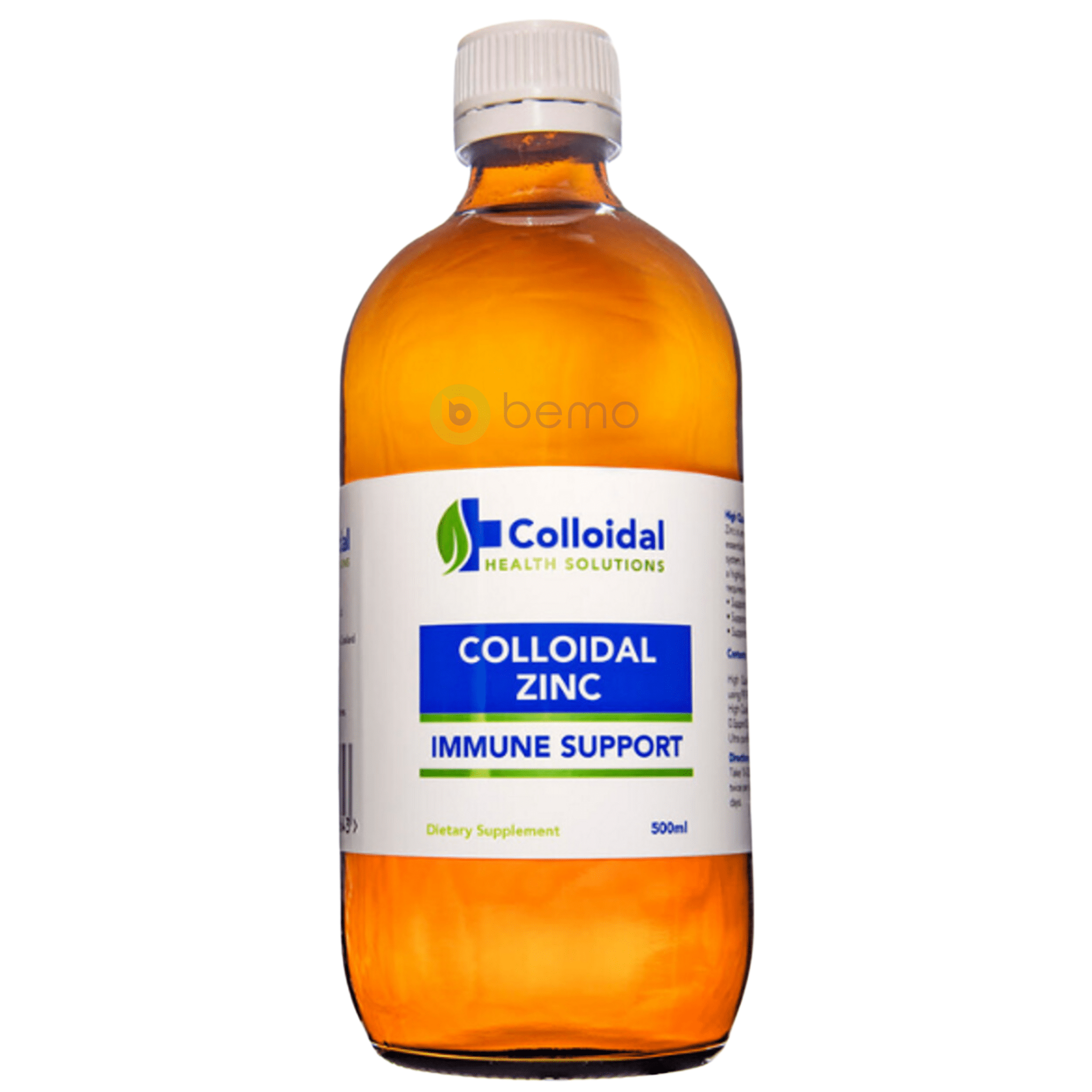 Generators Zinc Colloidal Health Solutions, The Zinc Solution, 500ml | bemo