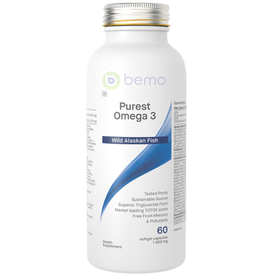 Coyne Healthcare, Purest Omega 3, Wild Alaskan Fish Oil, 60 Softgels (8218369523964)