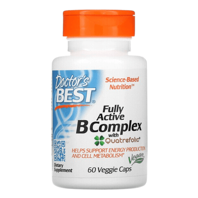 Doctor's Best, Fully Active B Complex, 60 Vcaps (8367612002556)