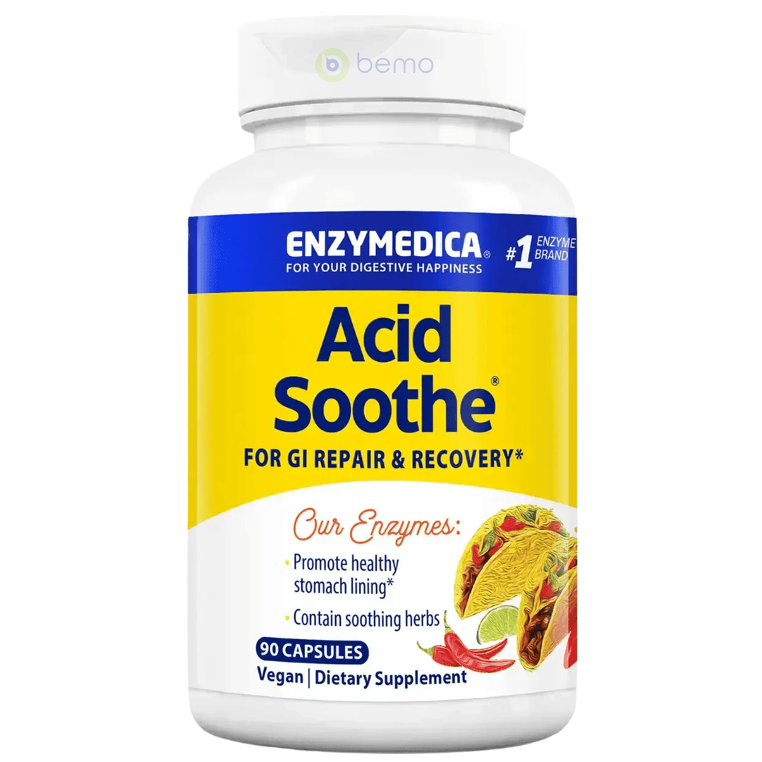 Enzymedica, Acid Soothe, 90 Capsules