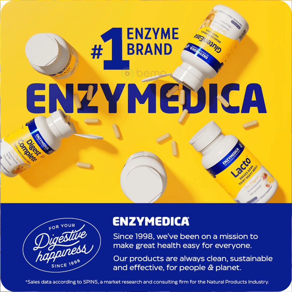 Enzymedica, Digest Basic, 90 Capsules (8896641237244) (8921475154172) (8922132578556)