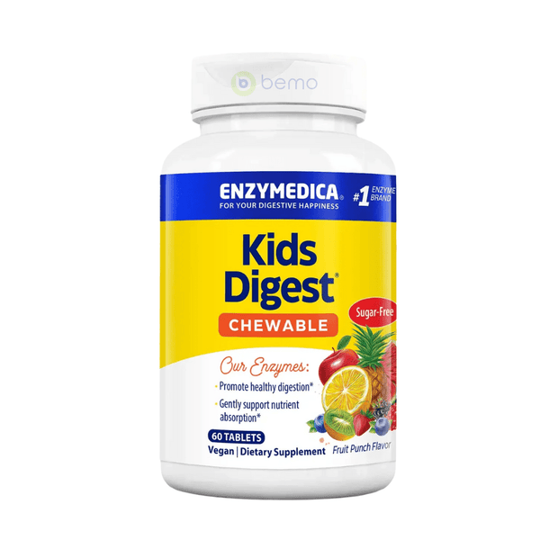 Enzymedica, Kids Digest Chewable, 60 Tablets (8922132578556)