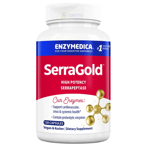 Enzymedica, Serra Gold, 120 Capsules (8974720663804)