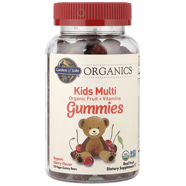 Garden of Life, Kids Multi Gummies, Organic Cherry, 120 Vegan Gummies