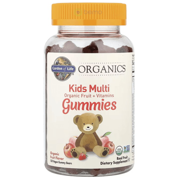 Garden of Life, Kids Multi Gummies, Organic Fruit, 120 Vegan Gummy Bears