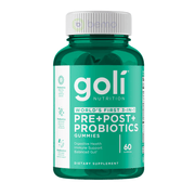 Goli Nutrition, Pre Post + Probiotic Gummies, 60 Gummies (8116640317692)