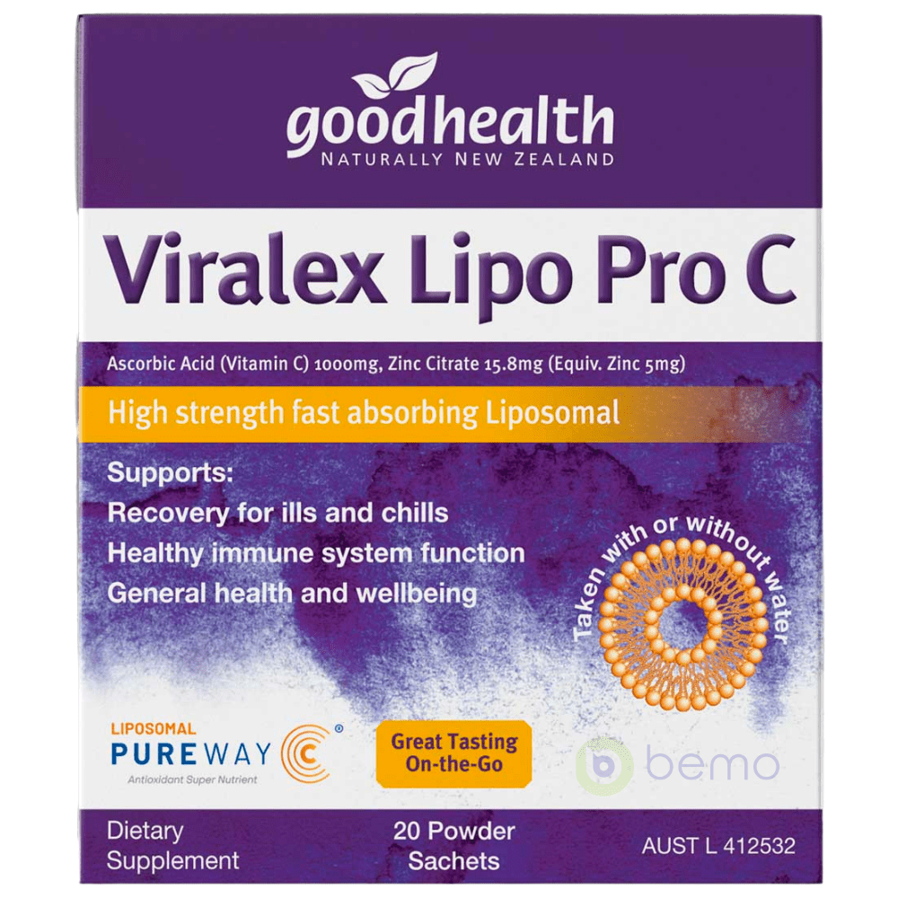 lipo c powder Good Health, Viralex Lipo Pro C, 20 Powder Sachets