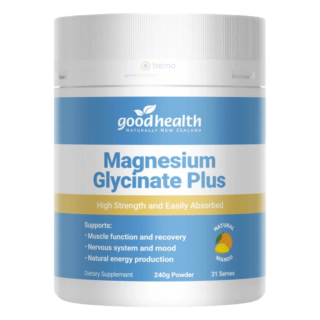 Good Health, Magnesium Glycinate Plus, Mango, 240g powder